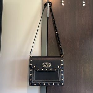 NWOT Black & Gold Love Moschino Bag